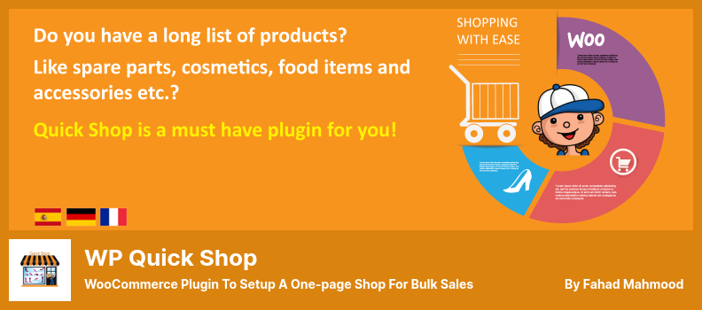 WP Quick Shop Plugin - WooCommerce Plugin to Setup a One-page Shop for Bulk Sales