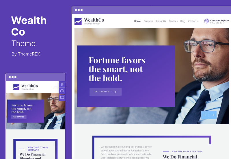 WealthCo Theme - A Fresh Business & Financial Consulting WordPress Theme