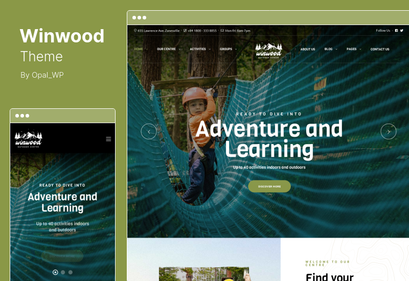Winwood Theme - Sports & Outdoor WordPress Theme