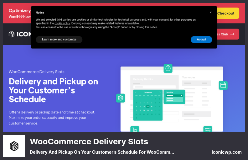 WooCommerce Delivery Slots Plugin - Delivery and Pickup on Your Customer’s Schedule for WooCommerce