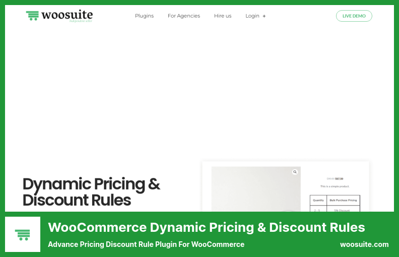 WooCommerce Dynamic Pricing & Discount Rules Plugin - Advance Pricing Discount Rule Plugin for WooCommerce