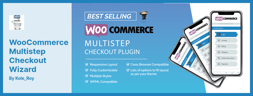 WooCommerce Multistep Checkout Wizard Plugin - A Simplified and Beautiful Checkout Process for WooCommerce