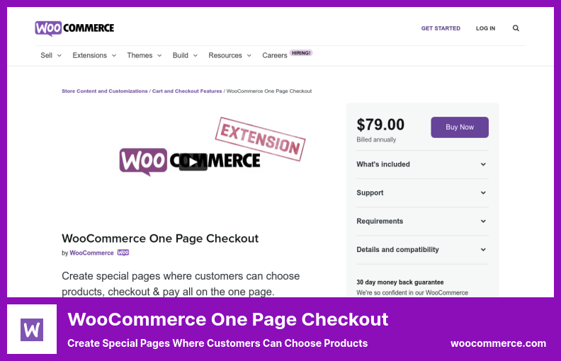 WooCommerce One Page Checkout Plugin - Create Special Pages Where Customers Can Choose Products
