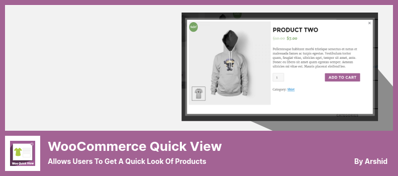 WooCommerce Quick View Plugin - Allows Users to Get a Quick Look of Products