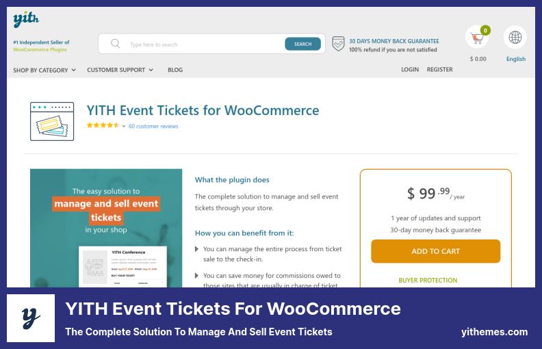 YITH Event Tickets for WooCommerce Plugin - The Complete Solution to Manage and Sell Event Tickets
