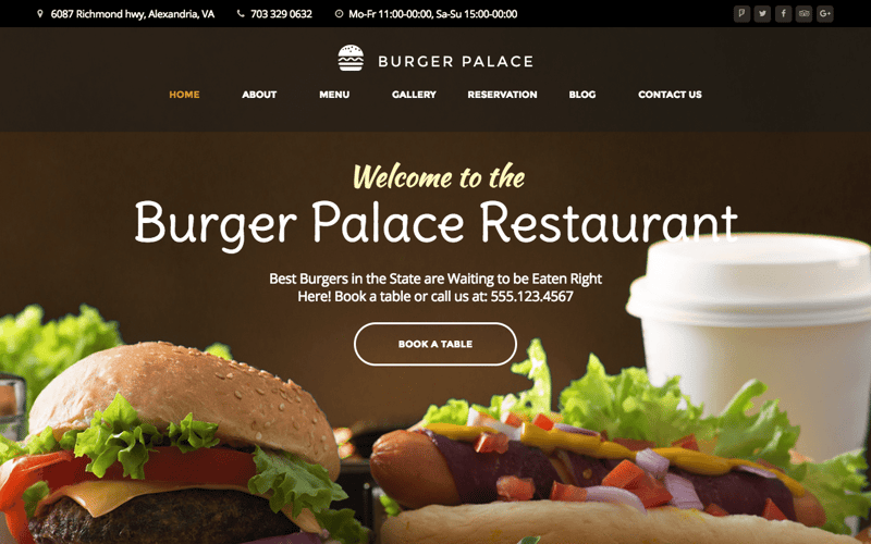 Burger Palace theme