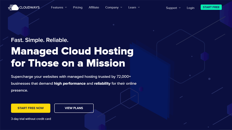 Cloudways Managed Cloud Hosting Service - Best Web Hosting Platform