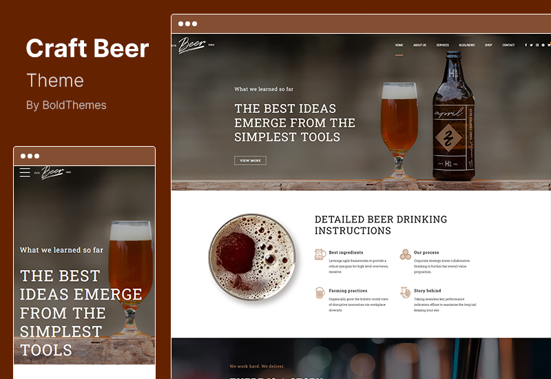 Craft Beer Theme - Brewery & Pub WordPress Theme