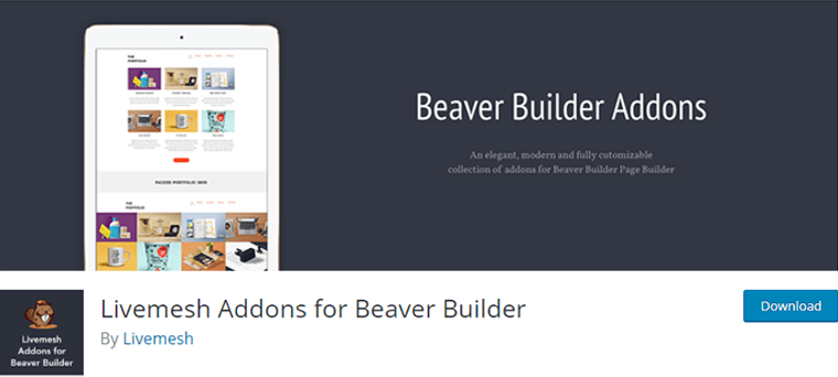 Livemesh Addons- Beaver Builder Addons