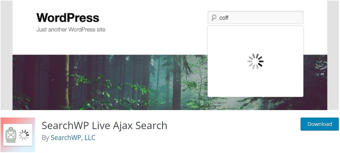 search wp live ajact