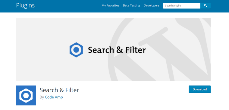 Search and Filter PRO plugin homepage