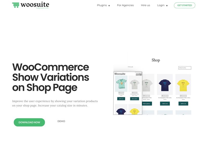 WooCommerce Show Variations Shop Page