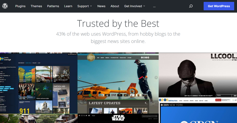 wordpress trusted by the best brands