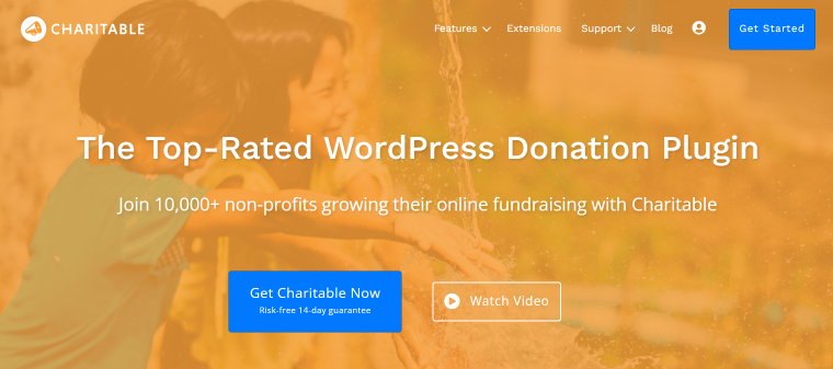 Charitable plugin homepage
