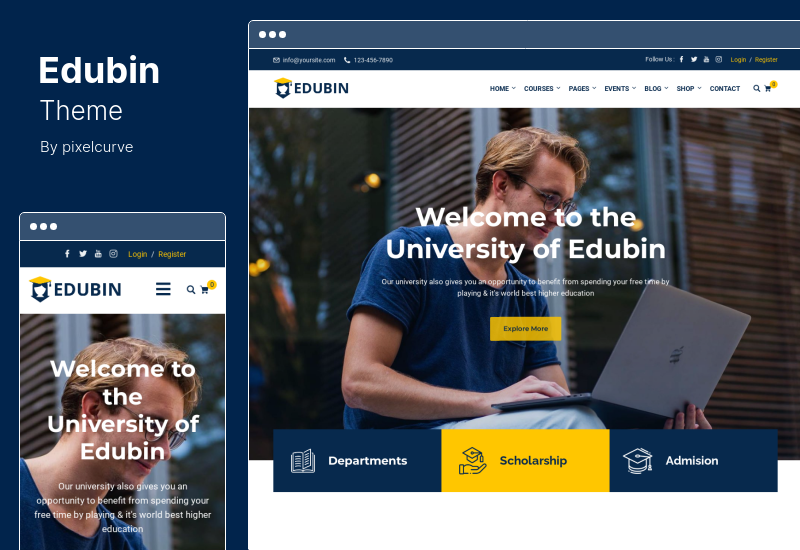 Edubin Theme - Education WordPress Theme