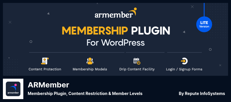 ARMember Plugin - Membership Plugin, Content Restriction & Member Levels