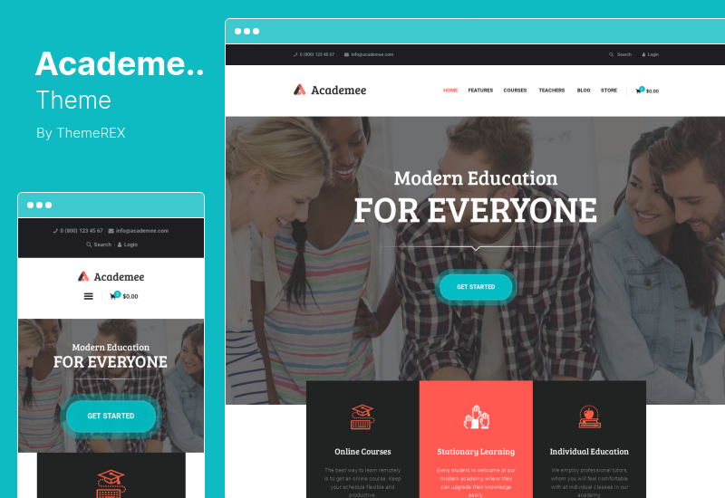 Academee Theme - Education Center & Training Courses WordPress Theme