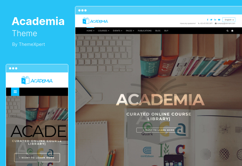 Academia Theme - Education WordPress Theme