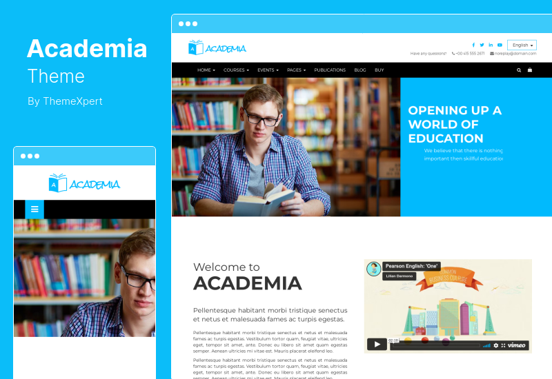 Academia Theme - Education WordPress Theme