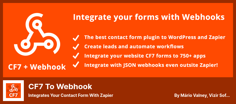 CF7 to Webhook Plugin - Integrates Your Contact Form With Zapier