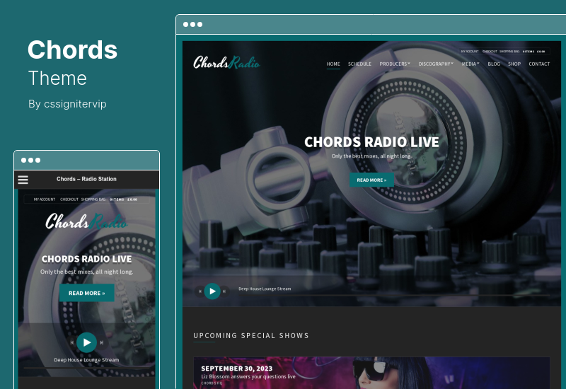 Chords Theme - Responsive Music and Event WordPress Theme