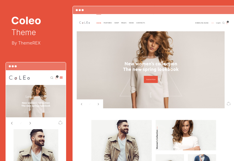 Coleo Theme - A Stylish Fashion Clothing Store WordPress Theme