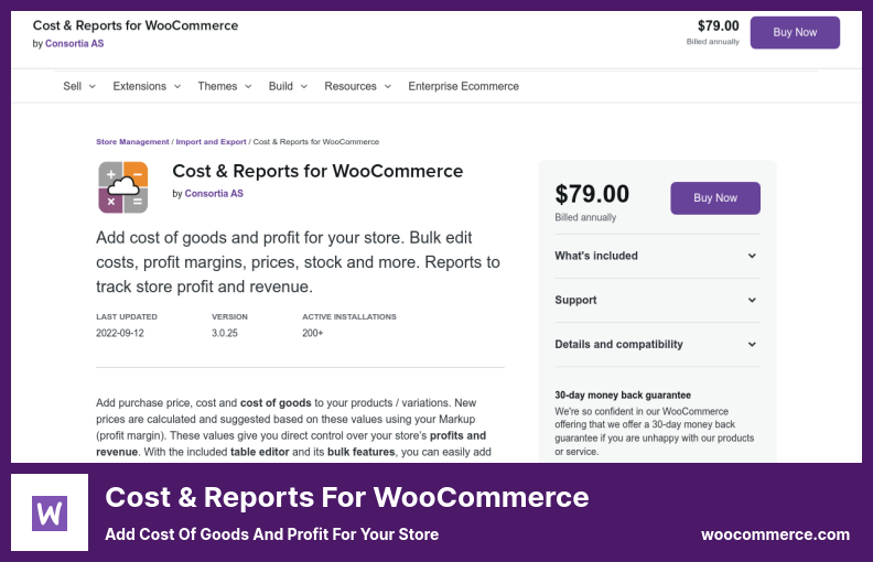 Cost & Reports for WooCommerce Plugin - Add Cost of Goods and Profit for Your Store