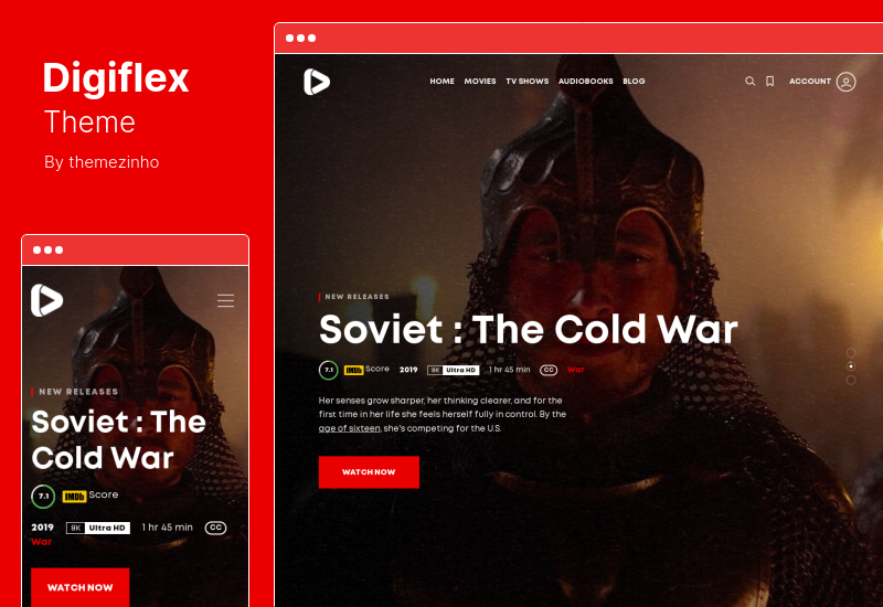 Digiflex Theme - Online Movie Streaming WordPress Theme