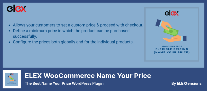 ELEX WooCommerce Name Your Price Plugin - The Best Name Your Price WordPress Plugin
