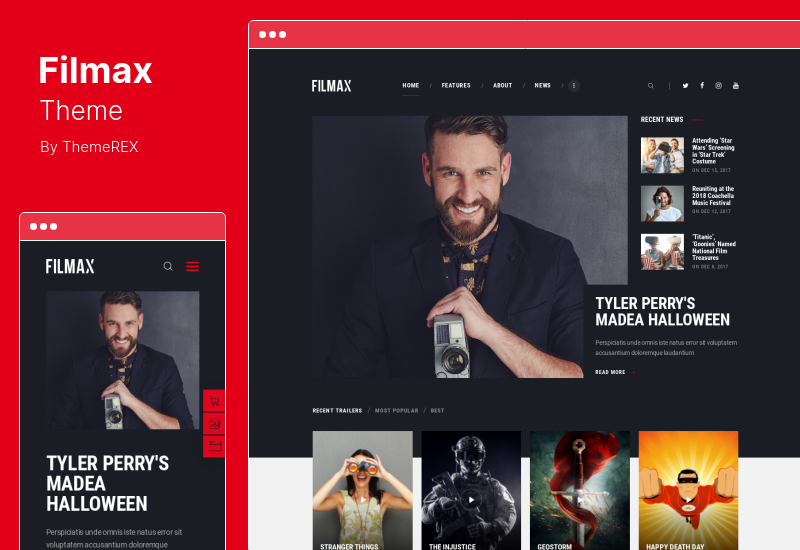 Filmax Theme - Cinema & Movie News Magazine WordPress Theme