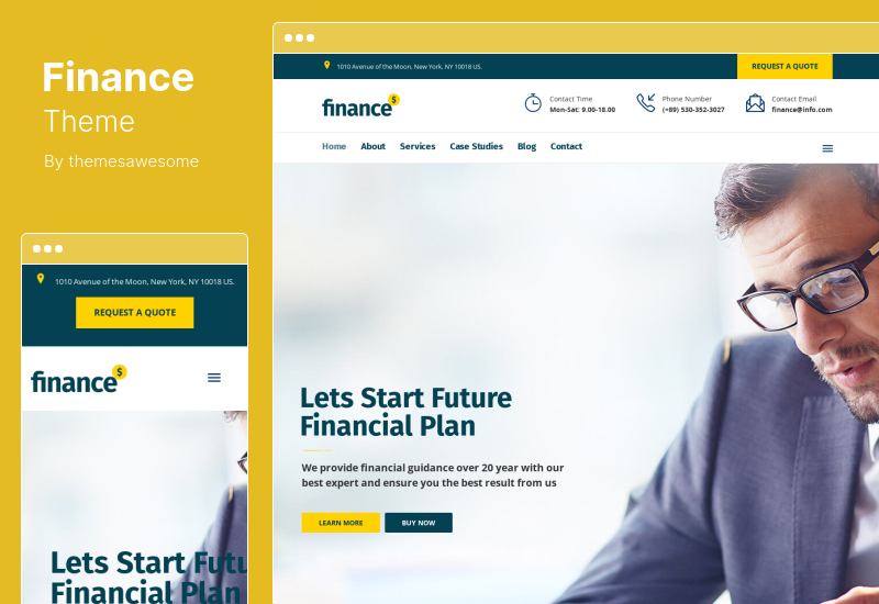 Finance Theme - Business Accounting WordPress Theme