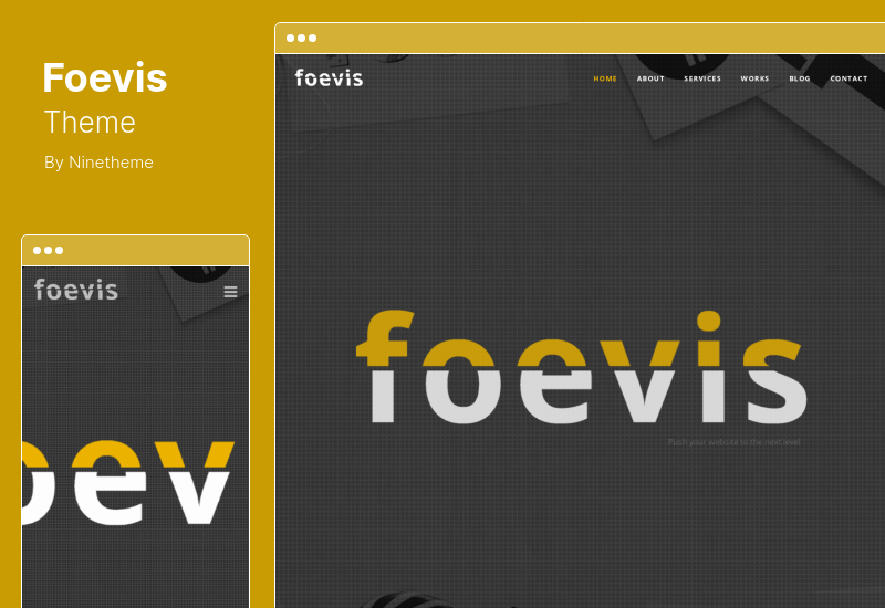 Foevis Theme - Minimal Agency & Video Portfolio WordPress Theme