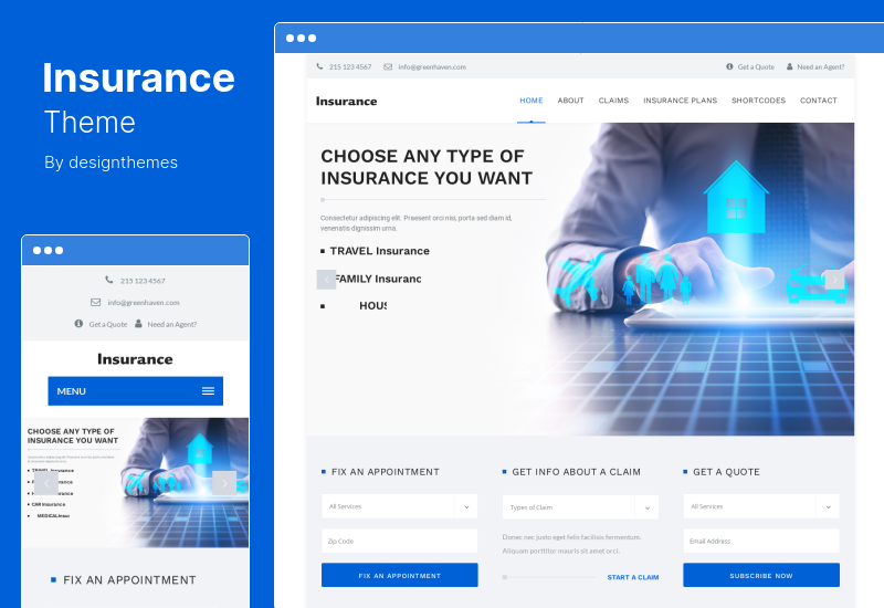 Insurance Theme - Insurance Consulting WordPress Theme
