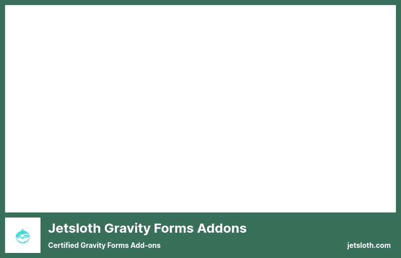 Jetsloth Gravity Forms Addons Plugin - Certified Gravity Forms Add-ons