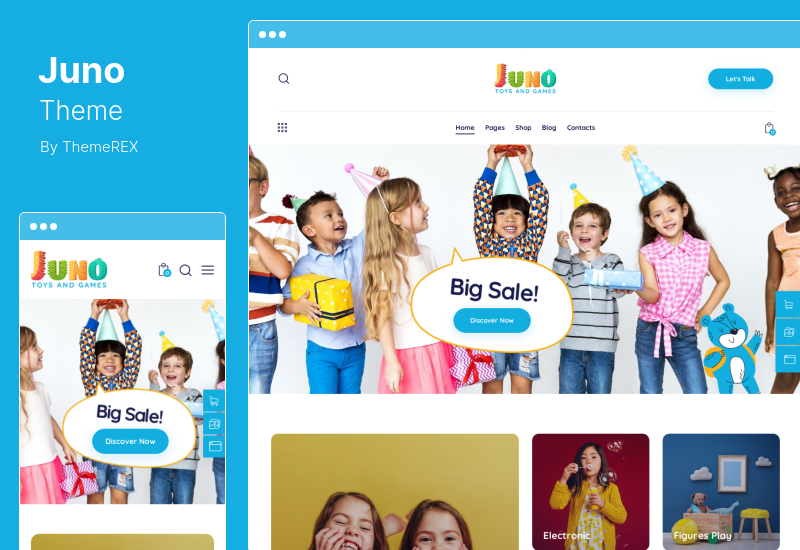 Juno Theme - Kids Toys & Games Store WordPress Theme