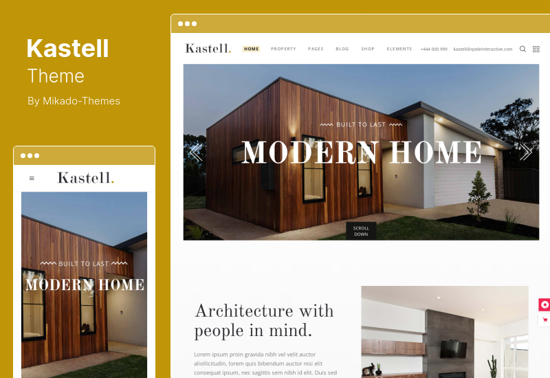 Kastell Theme - WordPress Theme for Single Properties and Apartments