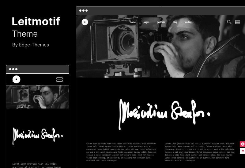 Leitmotif Theme - Movie and Film Studio WordPress Theme