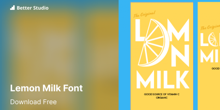 Lemon Milk Font: Download Absolutely free