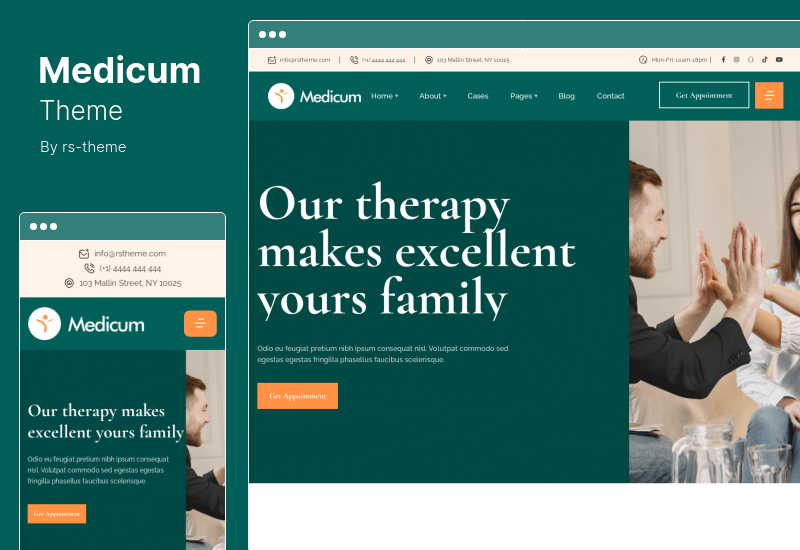 Medicum Theme - Psychology & Counseling WordPress Theme