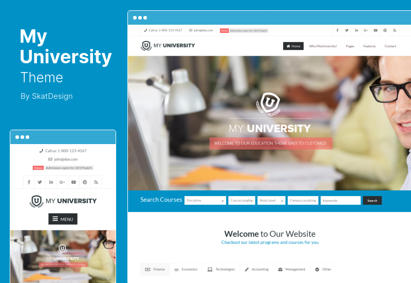 My University Theme - Education WordPress Theme