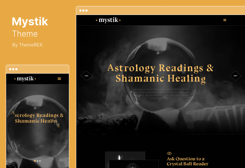 Mystik Theme - Astrology & Esoteric Horoscope Fortune Telling WordPress Theme