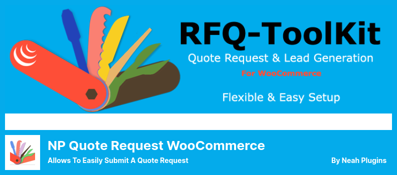 NP Quote Request WooCommerce Plugin - Allows to Easily Submit a Quote Request