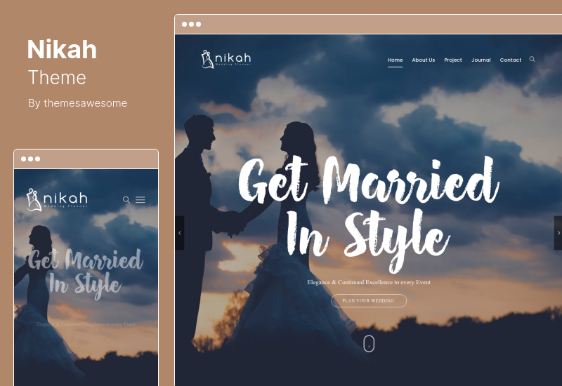 Nikah Theme - Wedding Organizer & Planner WordPress Theme