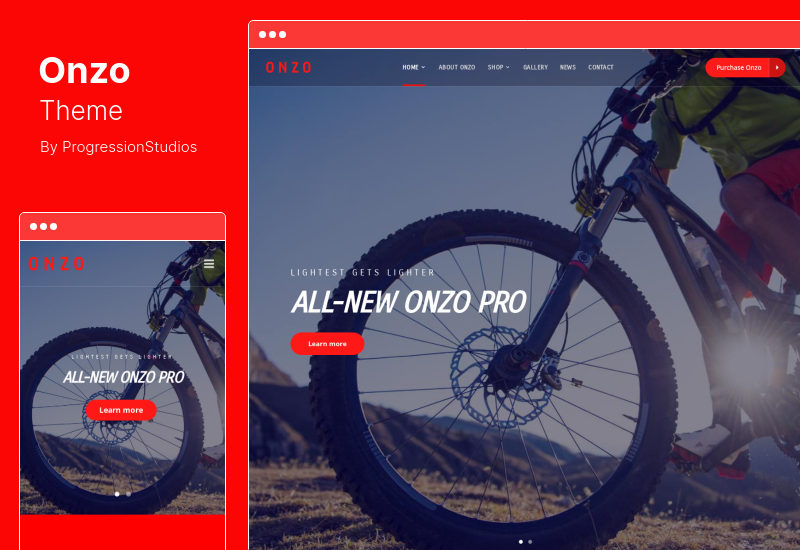 Onzo Theme - Single Product & Bike Shop eCommerce Theme