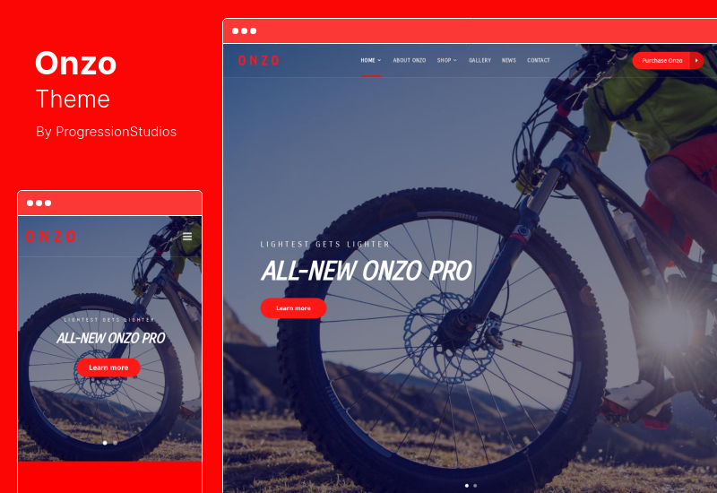 Onzo Theme - Single Product & Bike Shop eCommerce Theme