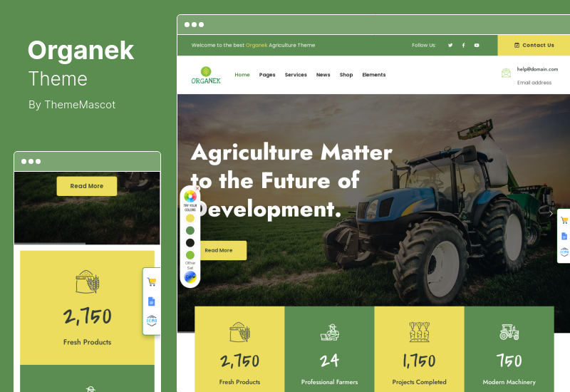Organek Theme - Agriculture & Organic Food WordPress Theme