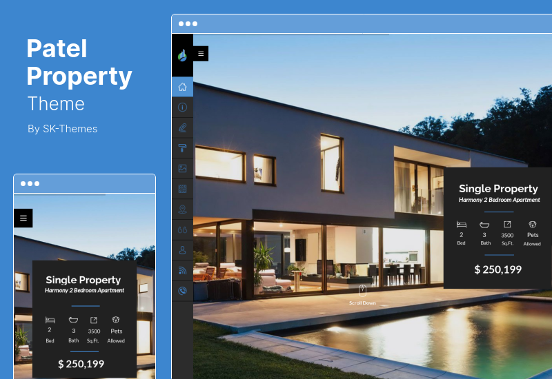 PatelProperty Theme - Single Property Real Estate WordPress Theme