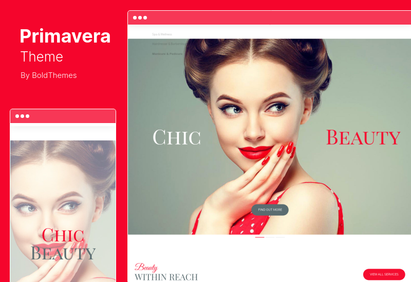 Primavera Theme - Nail & Beauty Salon, Hairdresser WordPress Theme