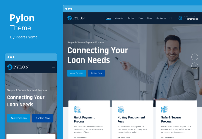 Pylon Theme - Loan & Finance WordPress Theme