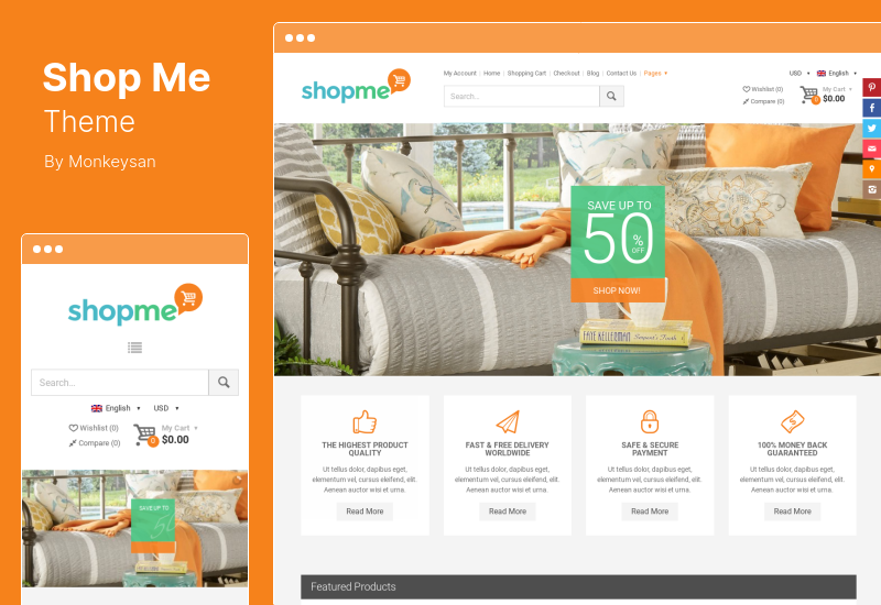 ShopMe Theme - Multi-Vendor WooCommerce & WordPress Theme